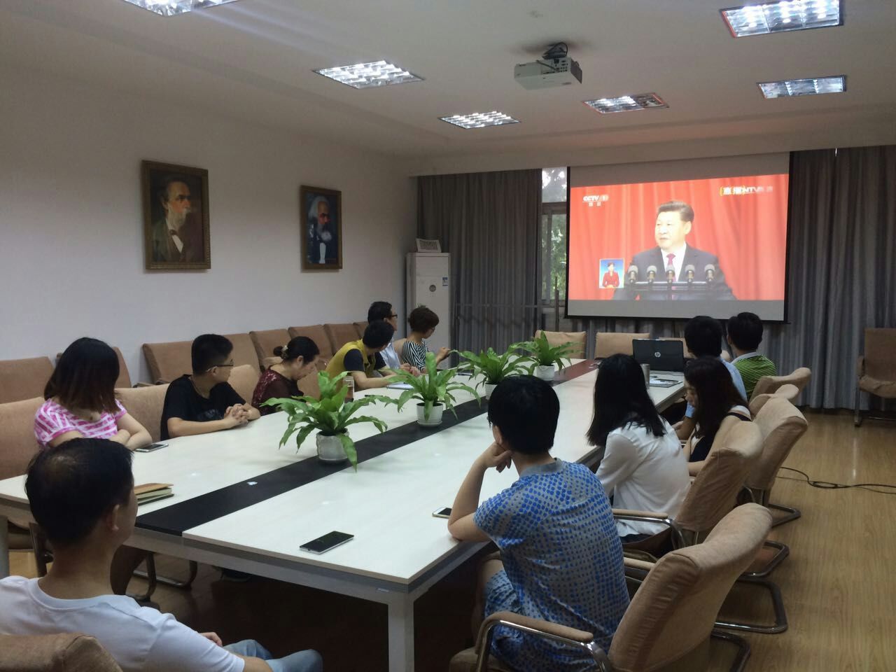 【两学一做】德赢AC米兰中国官方网站组织观看建党95周年庆祝大会