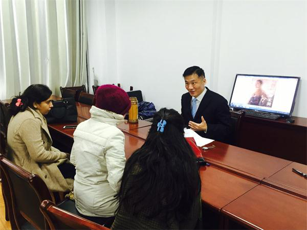 德赢官网高农老师为留学生作“中国历史与文化概况”讲座